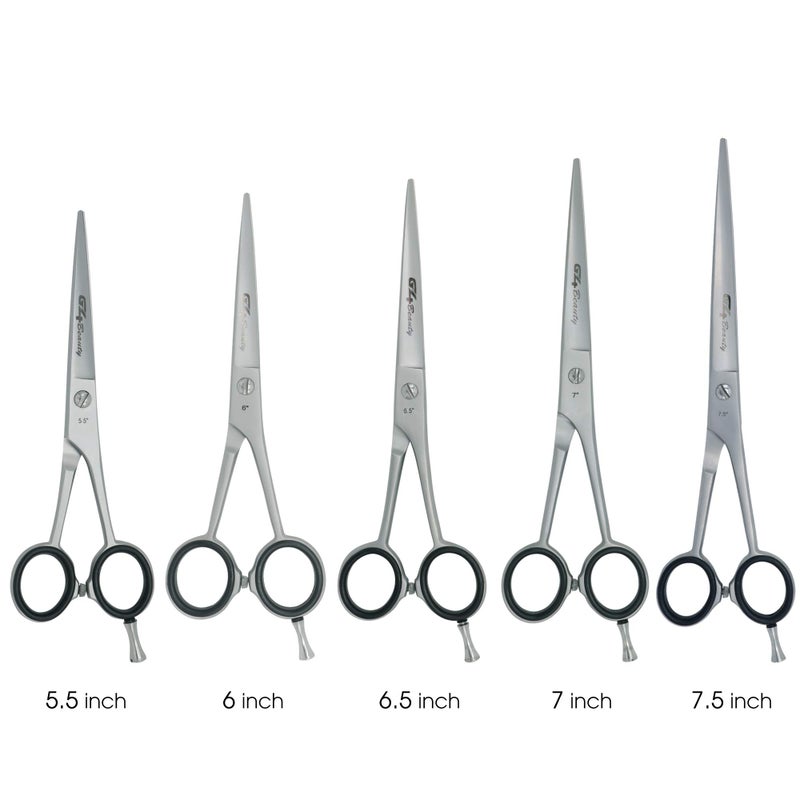 G4 VISION G4 Barber Hair Cutting Scissors Shears High Carbon Razor Sharp Mustache Haircut Hairdresser (5.5 inch) - Image 3